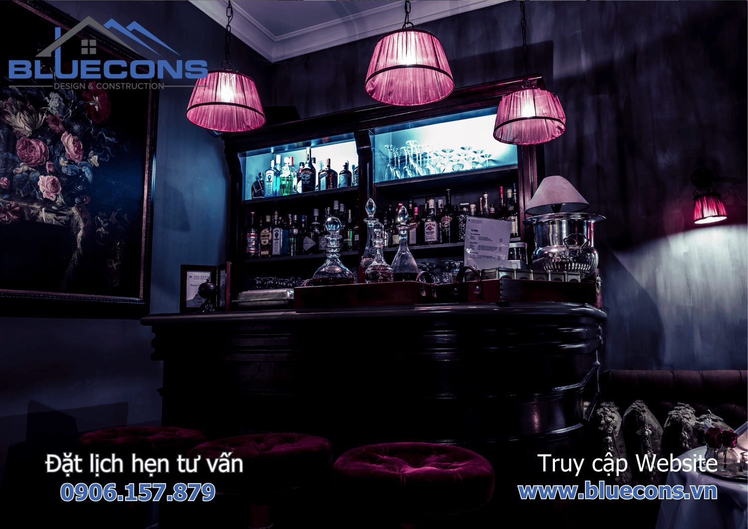Mẫu quầy bar mini đẹp
