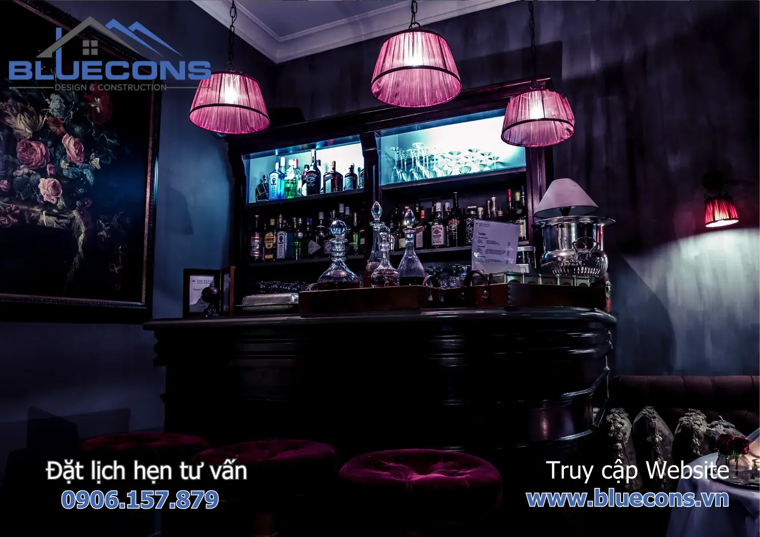 Mẫu quầy bar mini đẹp 5 Mẫu quầy bar mini đẹp