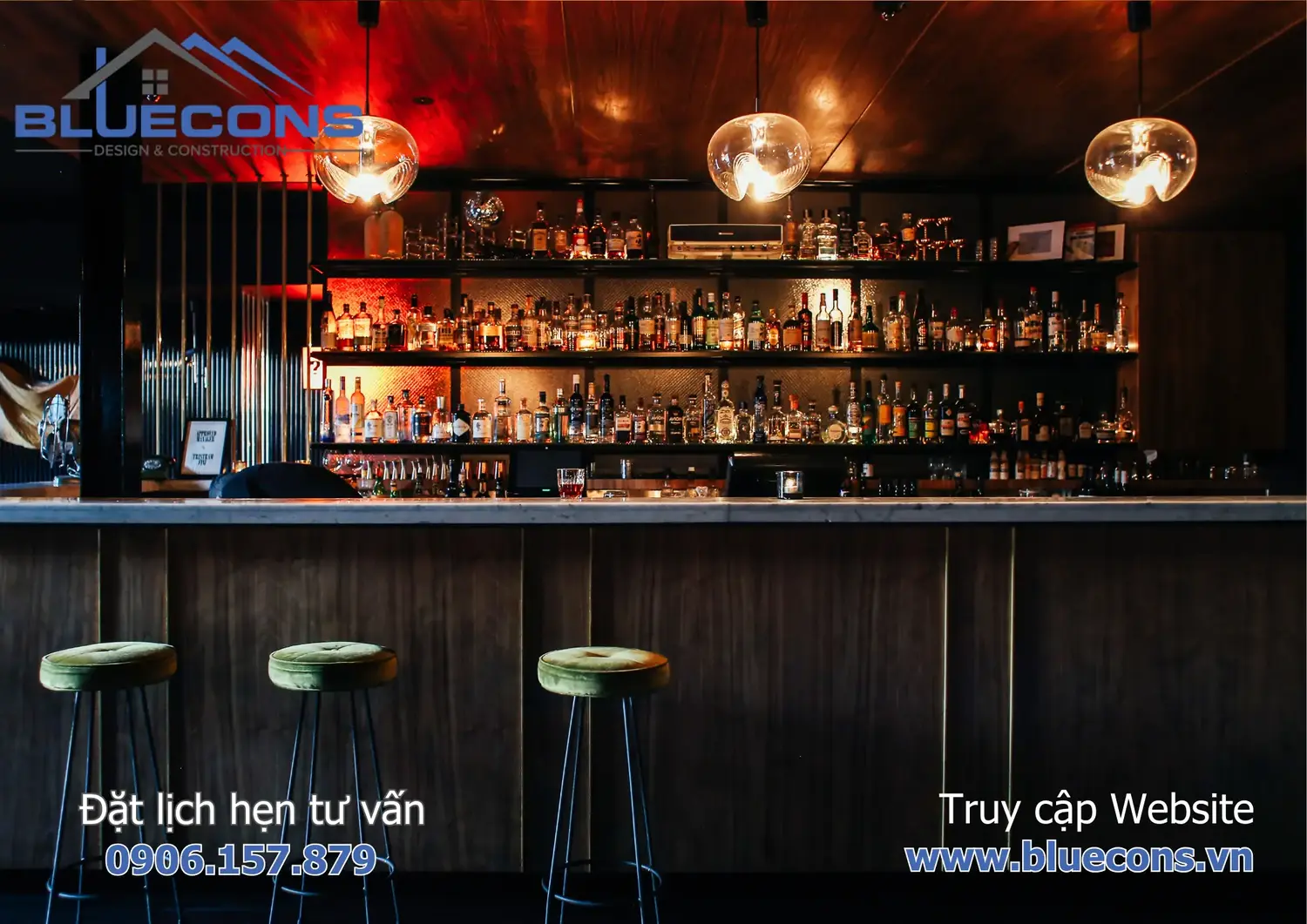 Mẫu quầy pha chế cafe 6 Mẫu quầy pha chế cafe