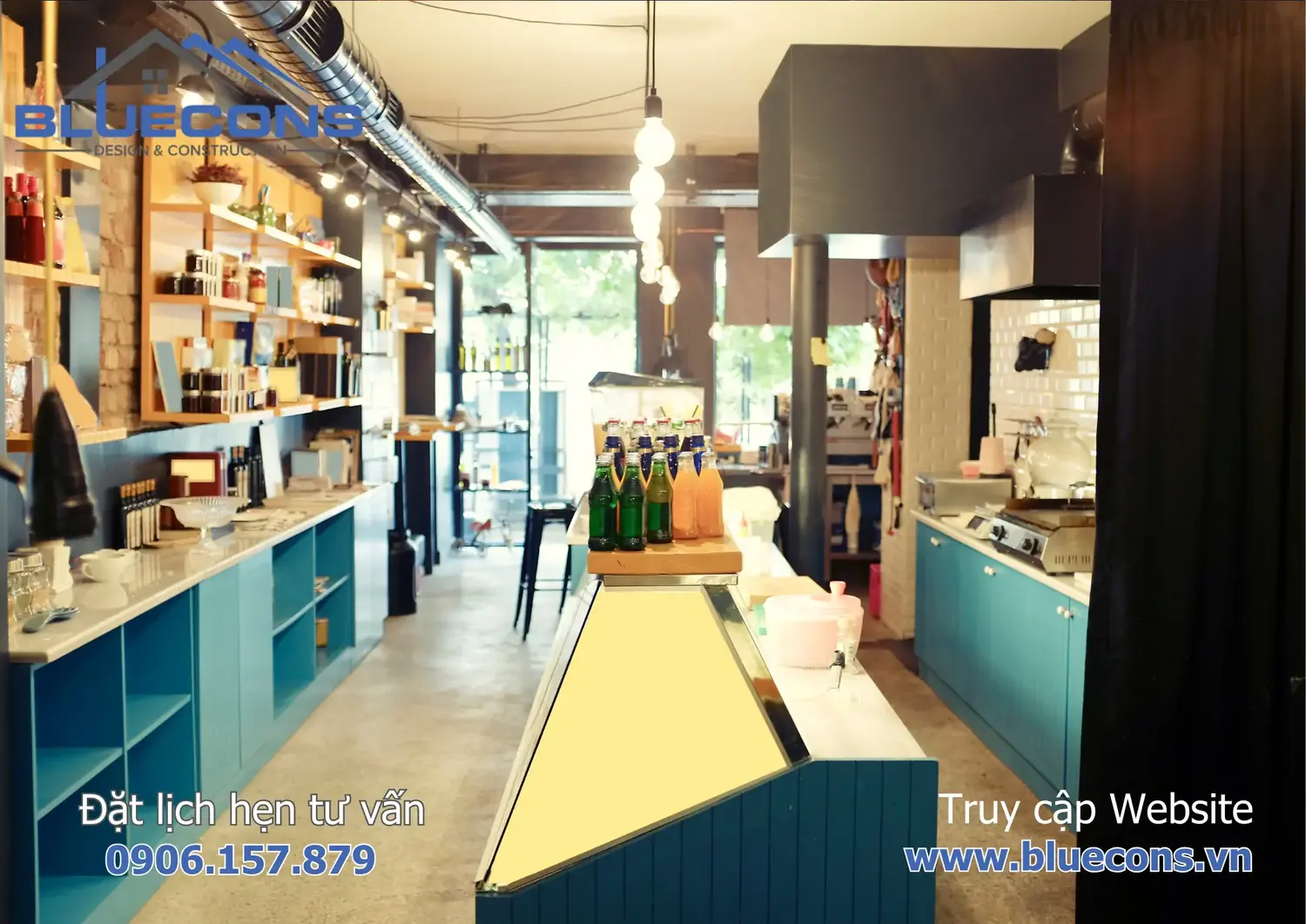 Mẫu quầy pha chế cafe 5 Mẫu quầy pha chế cafe
