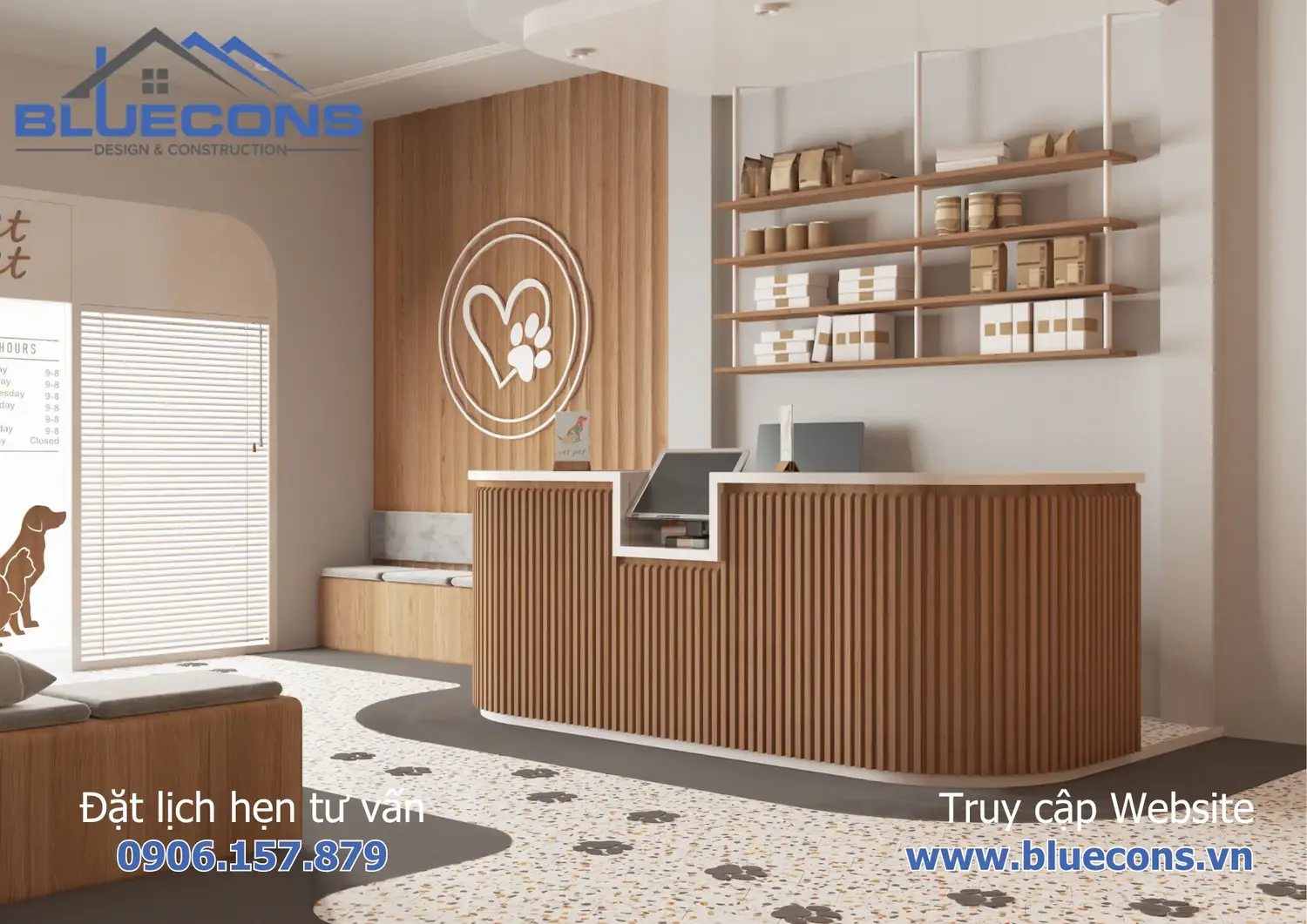 Mẫu quầy thu ngân rẻ đẹp 2 Mẫu quầy thu ngân rẻ đẹp