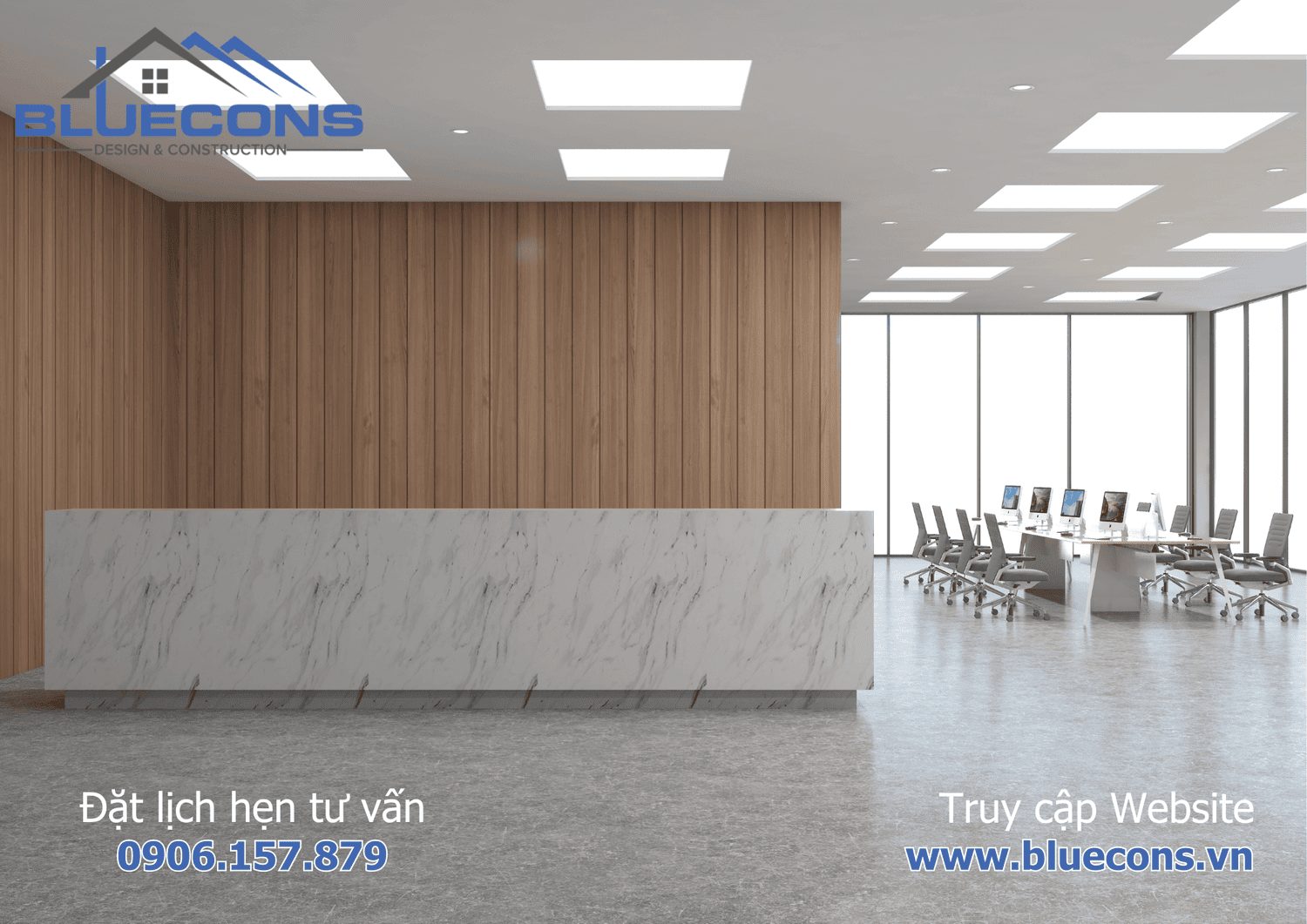 Mẫu quầy thu ngân rẻ đẹp