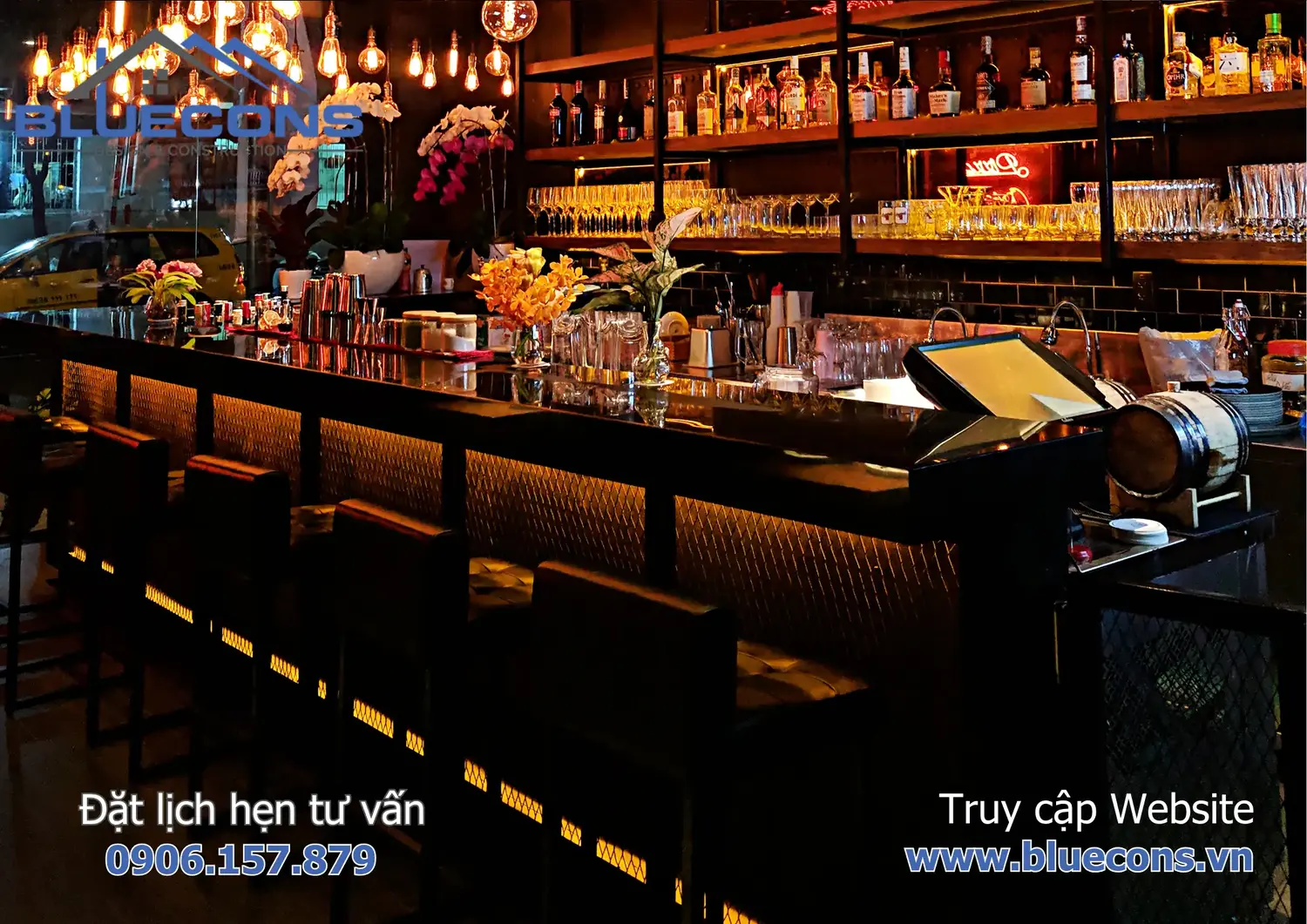 Quầy bar cà phê 3 Quầy bar cà phê