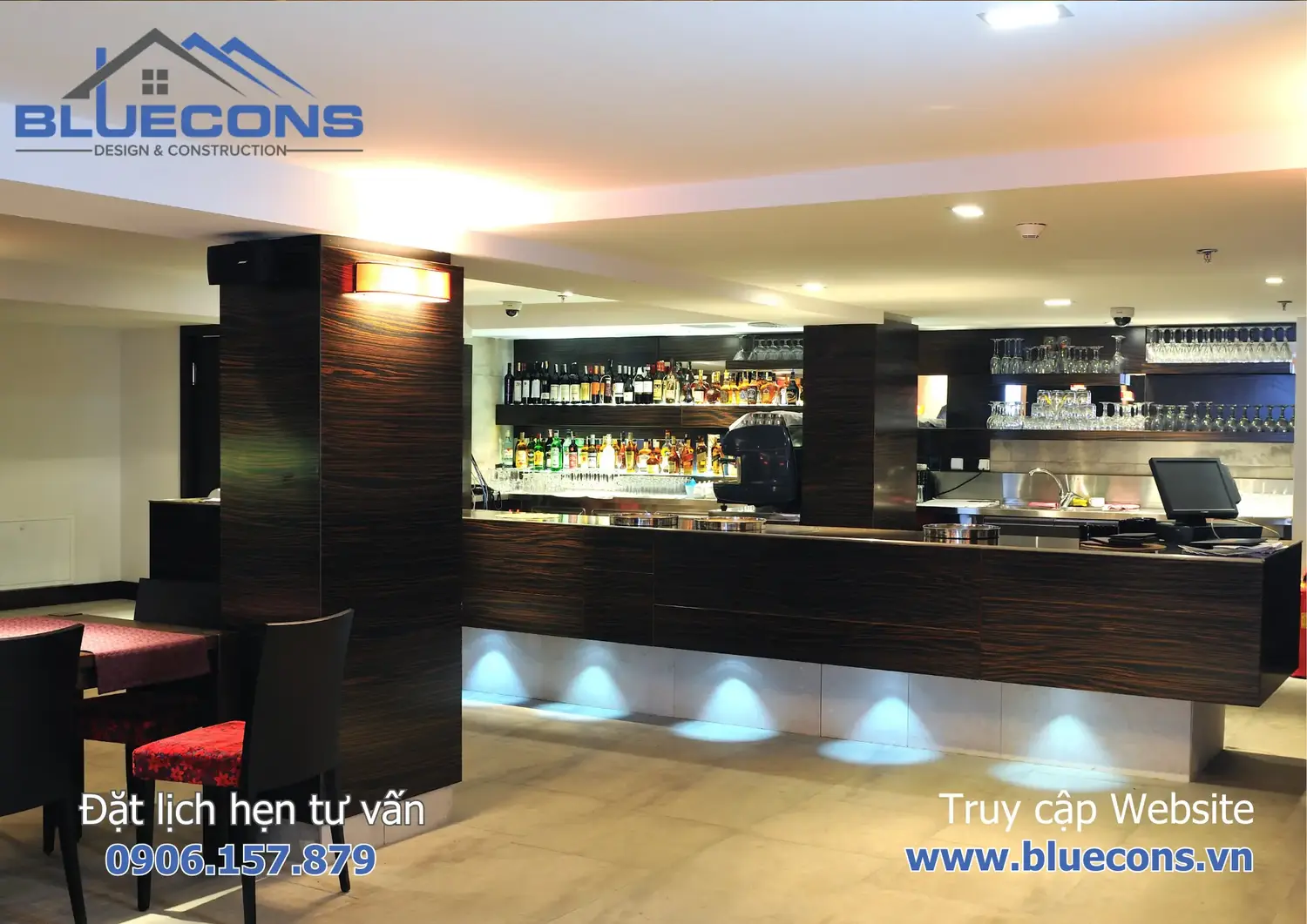 Quầy bar đẹp cho quán cafe