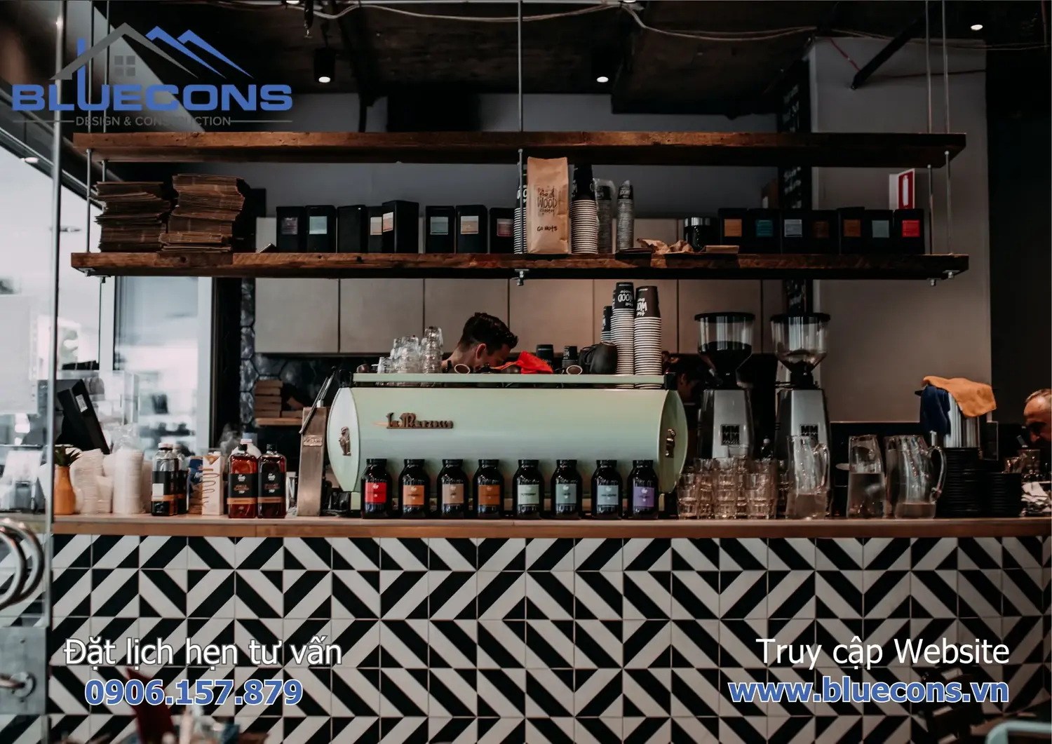 Quầy cà phê đẹp 2 Quầy cà phê đẹp