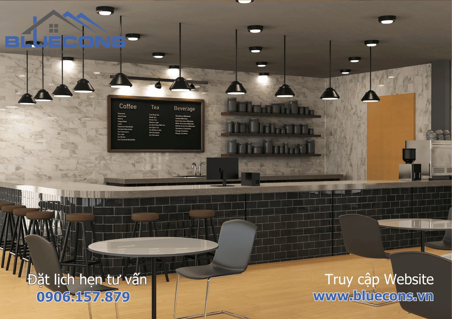 Quầy cafe mini 4 Quầy cafe mini