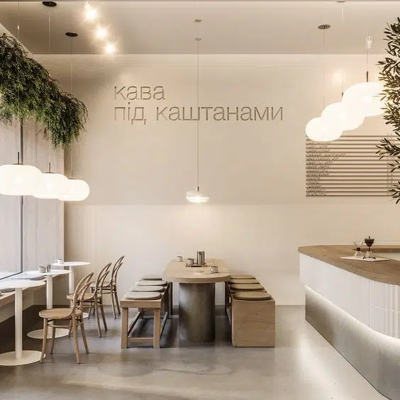 thiết kế quán cafe