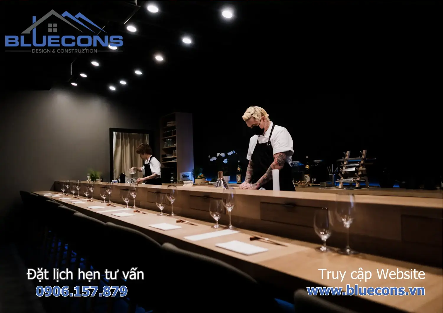 Thiết kế quầy bar quán cà phê 6 Thiết kế quầy bar quán cà phê