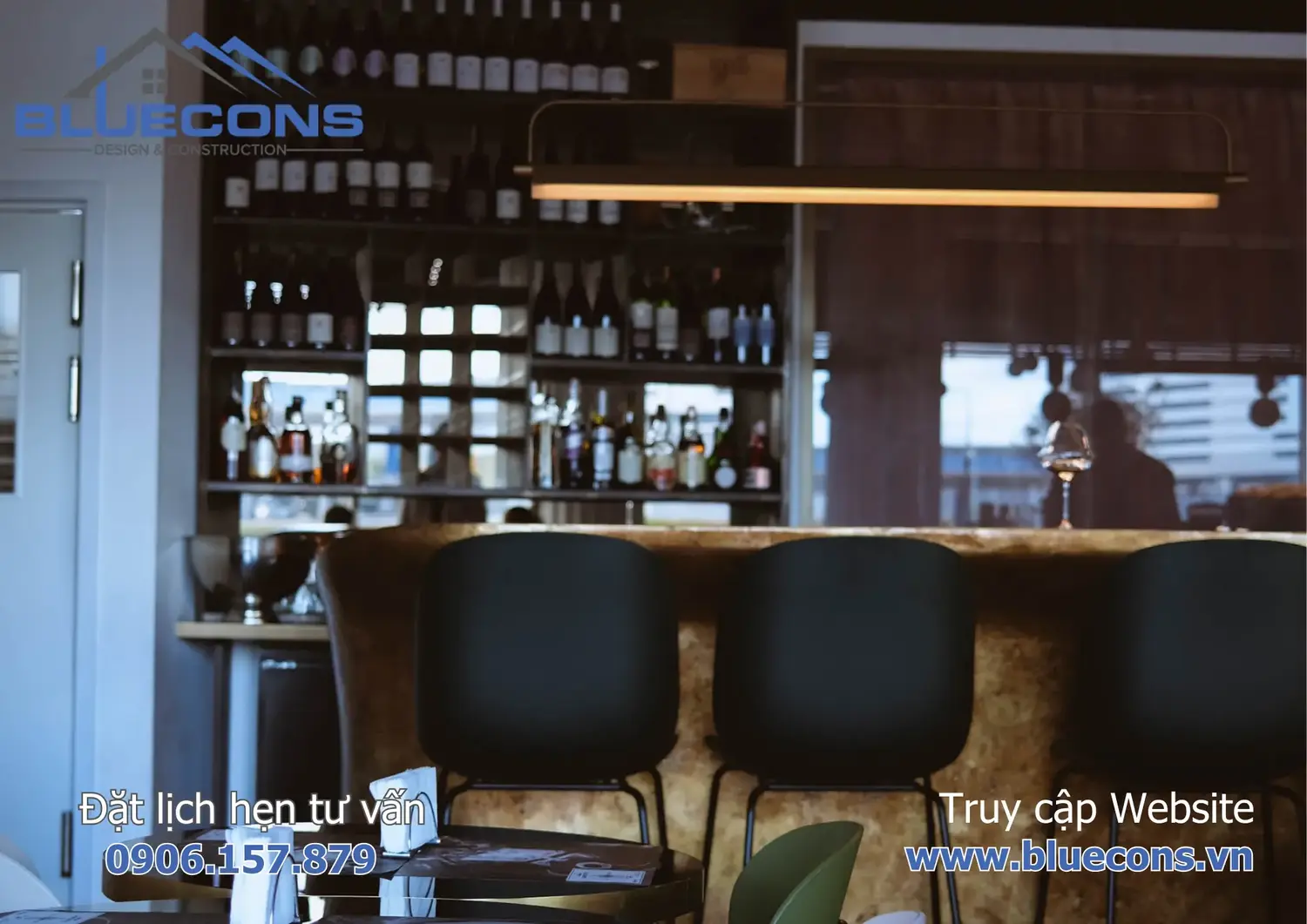Thiết kế quầy bar quán cà phê 5 Thiết kế quầy bar quán cà phê