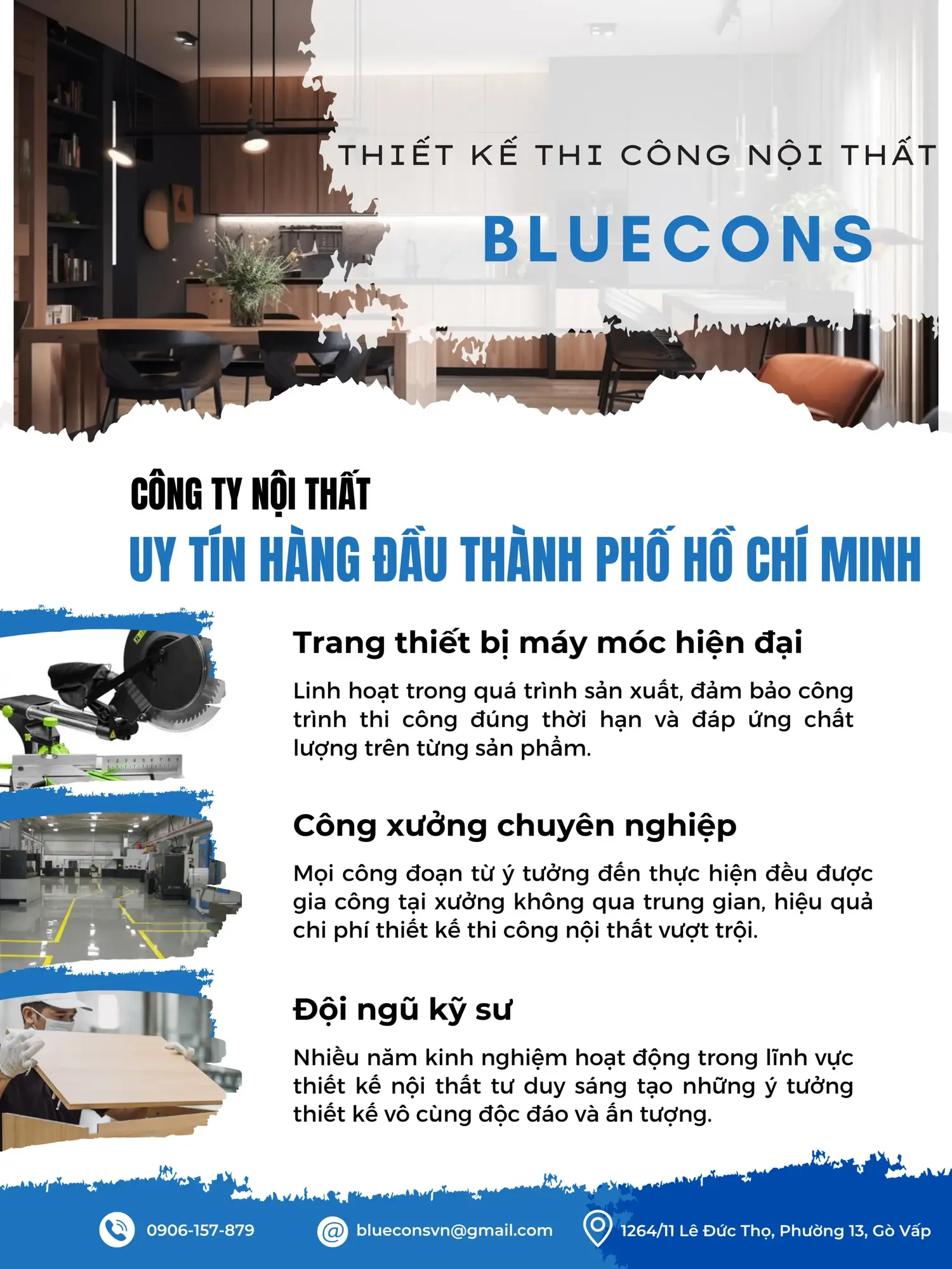 Giới thiệu công ty thiết kế thi công nội thất Bluecons 35 Giới thiệu công ty thiết kế thi công nội thất Bluecons