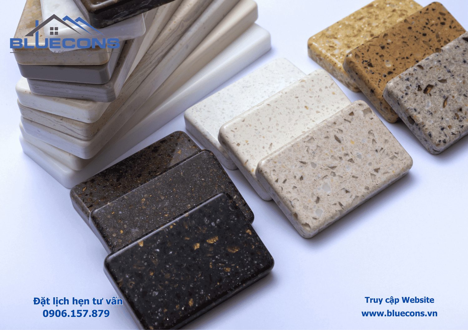Độ bền đá tự nhiên làm quầy bar