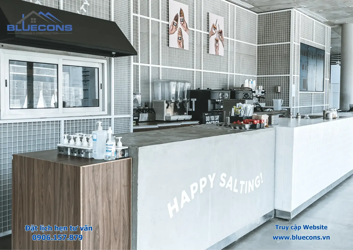 Sự kết hợp đá và gỗ làm quầy pha chế 5 Sự kết hợp đá và gỗ làm quầy pha chế