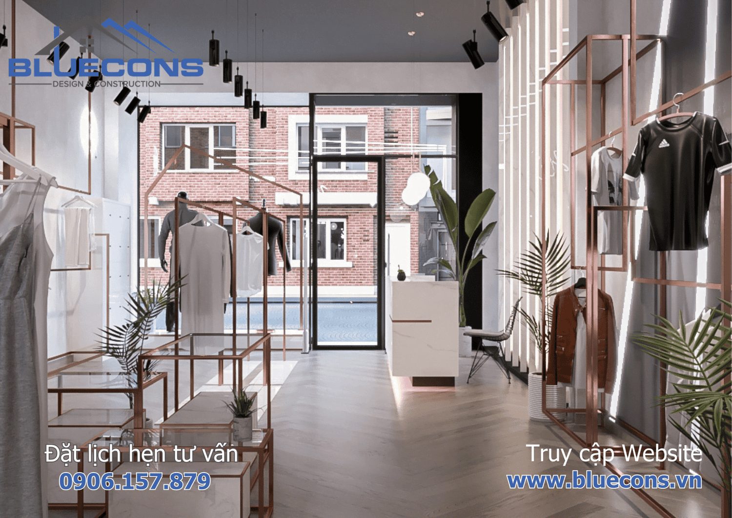 Quầy thu ngân shop quần áo đẹp 4 Quầy thu ngân shop quần áo đẹp