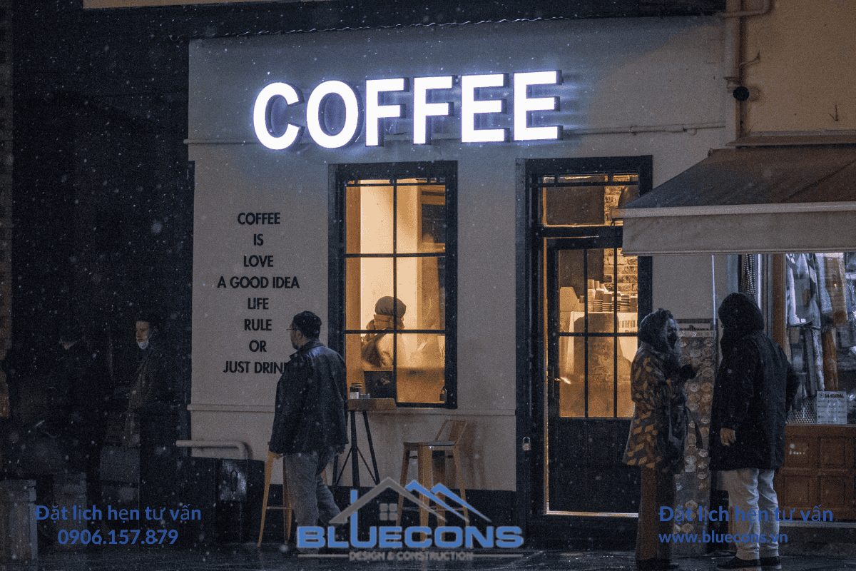 Thiết Kế Nội Thất Quán Cà Phê Sang Trọng Và Thu Hút Số 1 Tại Bluecons