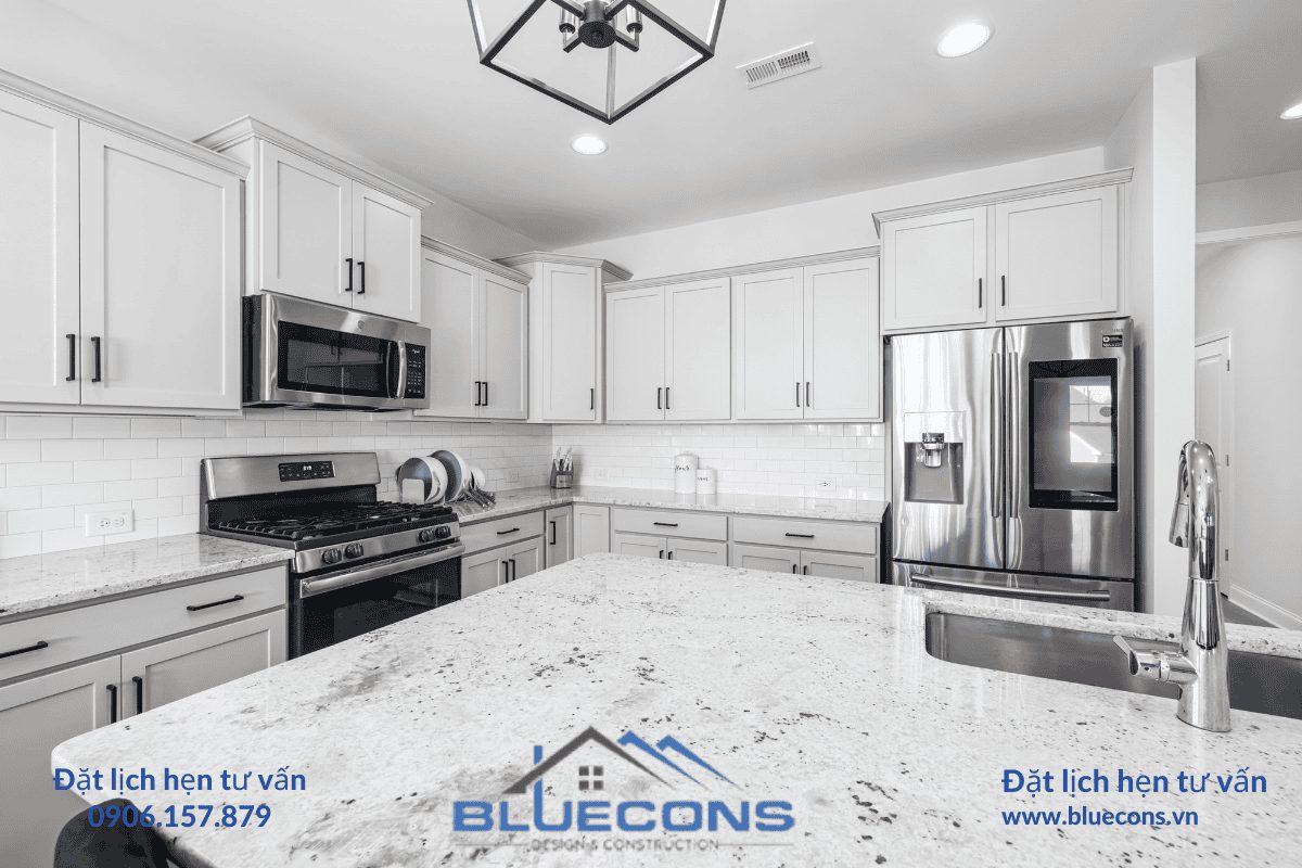 Thiết Kế Nội Thất Tủ Bếp Gia Đình Tại Bluecons: Tạo Ấn Tượng Cho Sự Quý Phái Của Bạn
