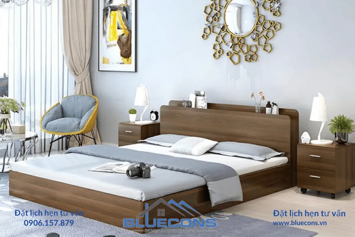 Thiết Kế Nội Thất Giường Ngủ Tại BLUECONS-Sự Hòa Quyện Giữa Thiết Kế Và Phong Cách