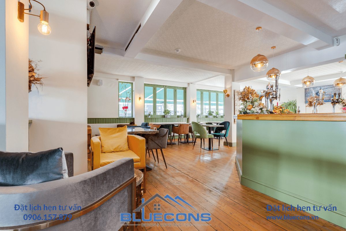 Thiết Kế Nội Thất Quán Cà Phê Sang Trọng Và Thu Hút Số 1 Tại Bluecons