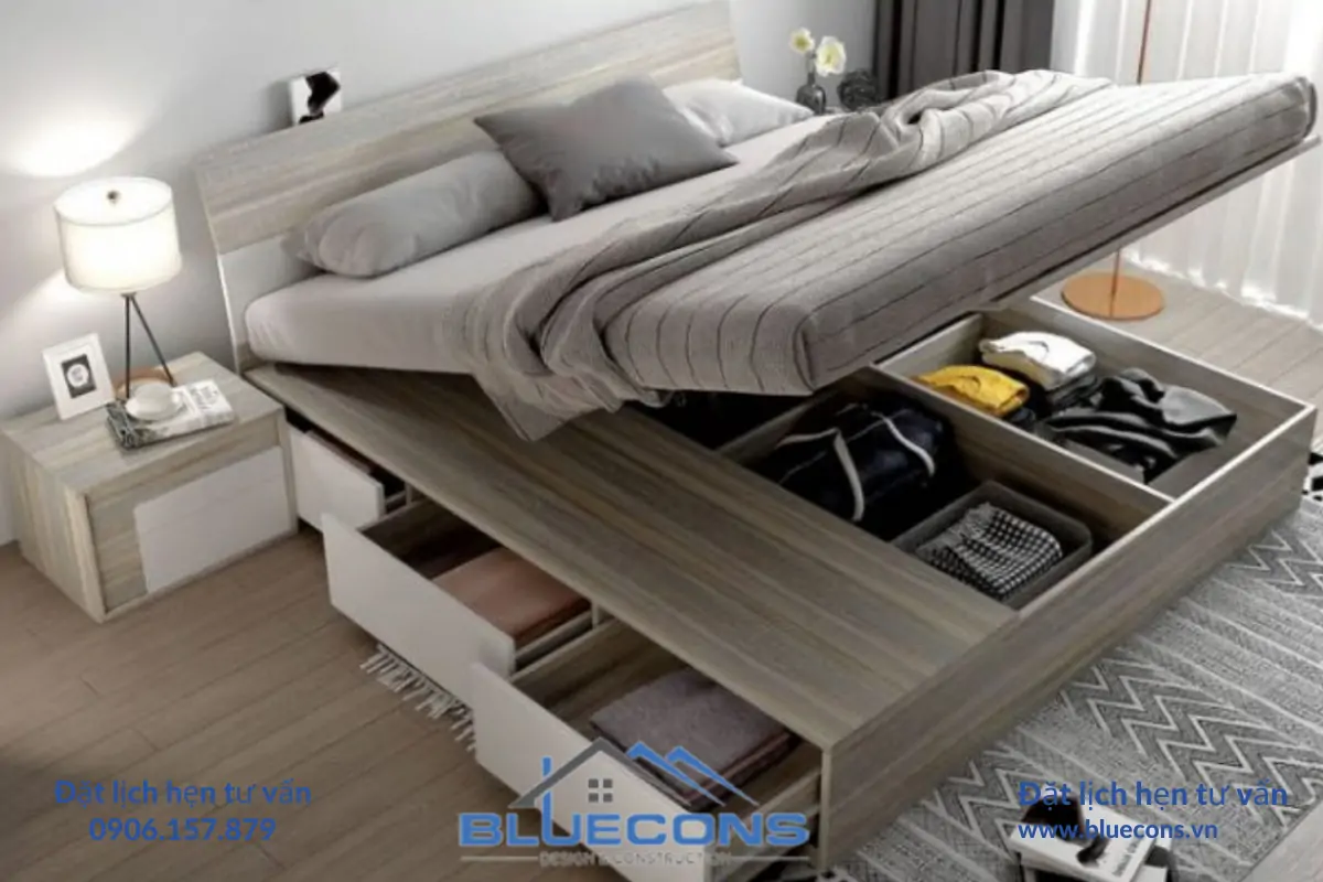 Thiết Kế Nội Thất Giường Ngủ Tại BLUECONS-Sự Hòa Quyện Giữa Thiết Kế Và Phong Cách