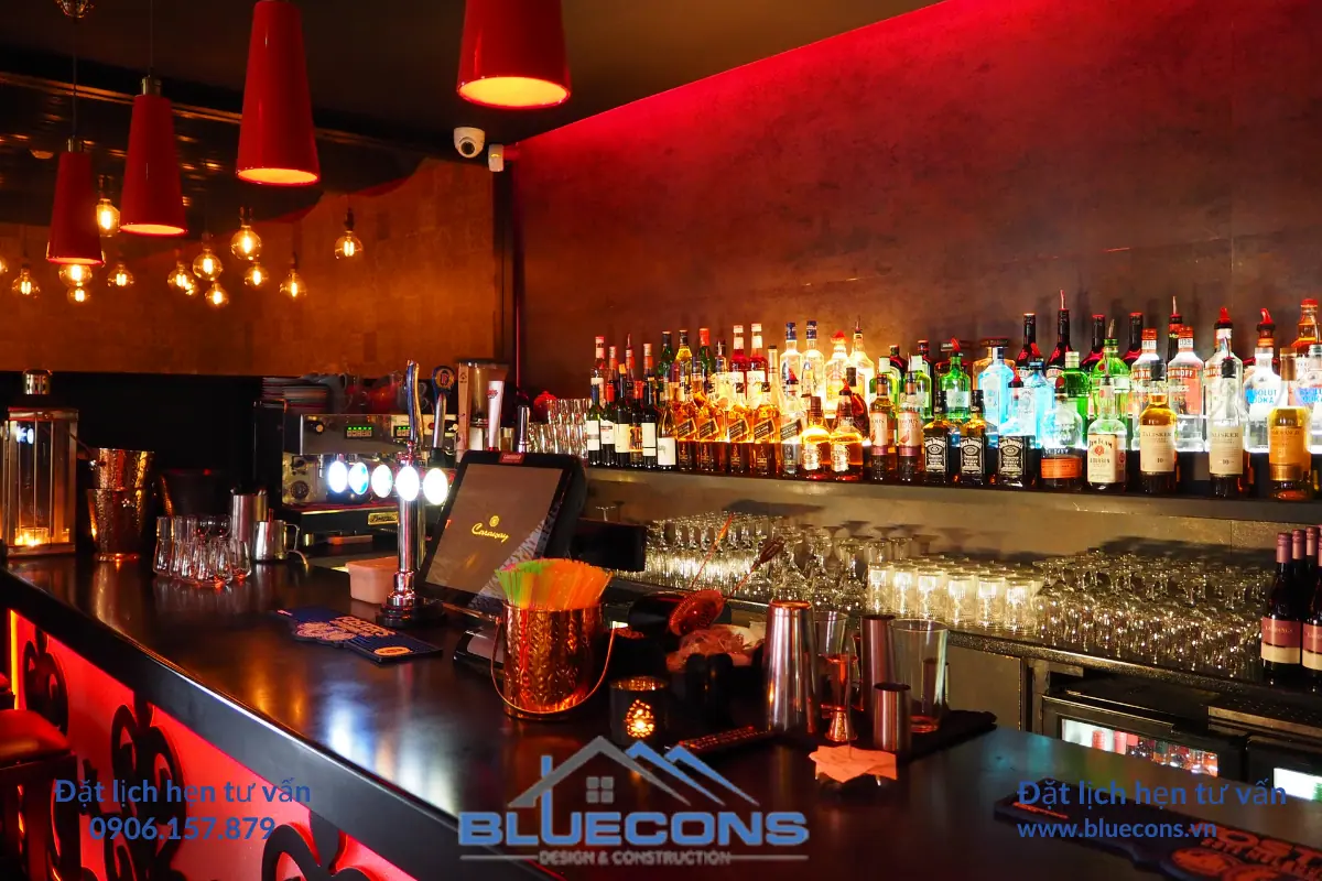 Kiến tạo nên những thiết kế nội thất mới lạ số 1 cho quầy bar của bạn ngay tại Bluecons. 6 Kiến tạo nên những thiết kế nội thất mới lạ số 1 cho quầy bar của bạn ngay tại Bluecons.