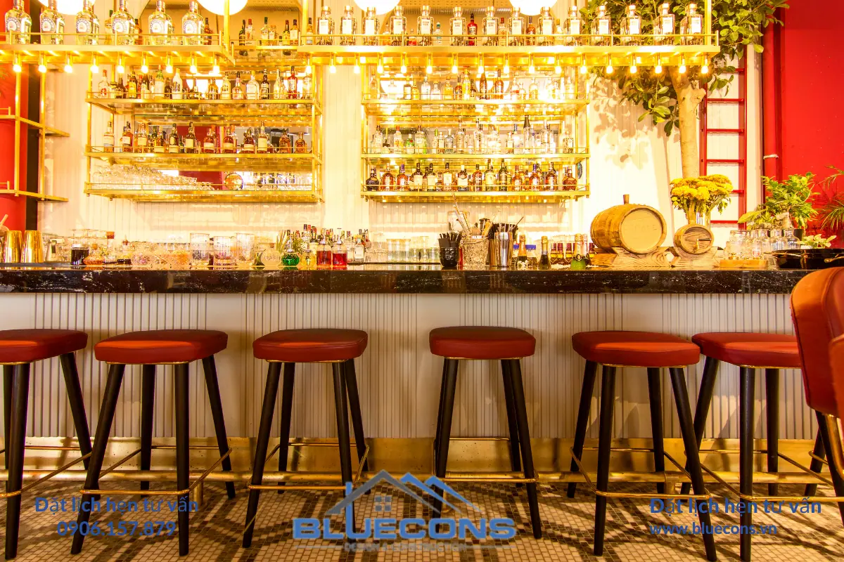 Thiết Kế Nội Thất Quầy Bar Cực Ấn Tượng: Tạo nên sự thành công số 1 của bạn tại Bluecons. 4 Thiết Kế Nội Thất Quầy Bar Cực Ấn Tượng: Tạo nên sự thành công số 1 của bạn tại Bluecons.