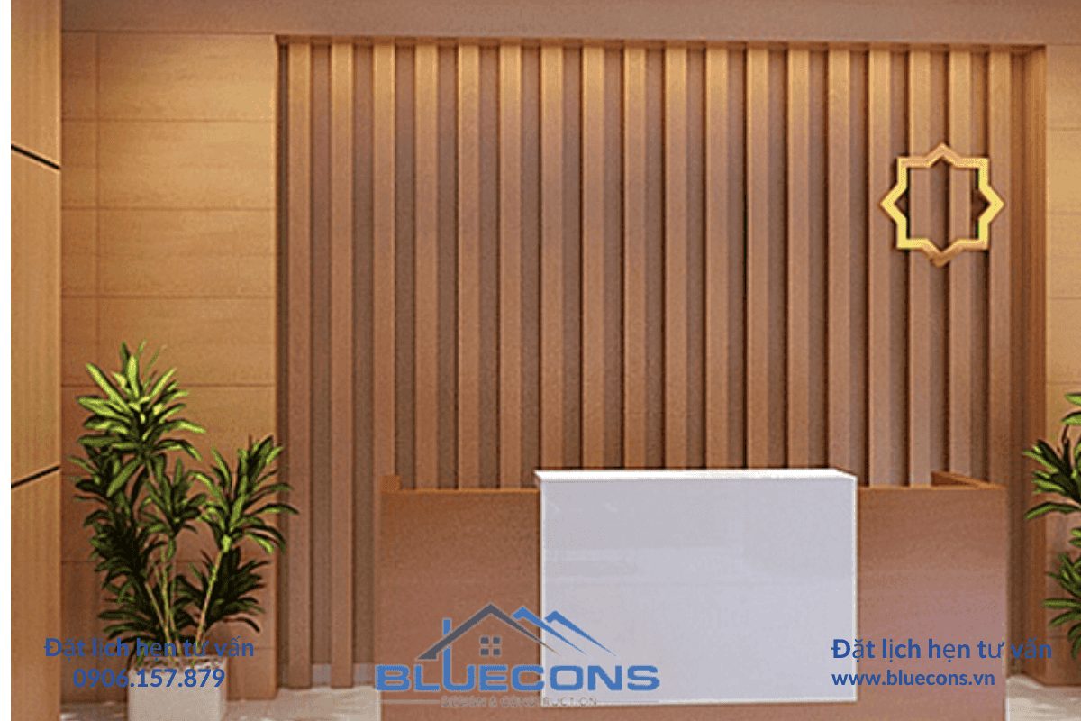 Thiết Kế Nội Thất  Quầy Lễ Tân BLUECONS- Nghệ Thuật Thiết Kế Sang Trọng