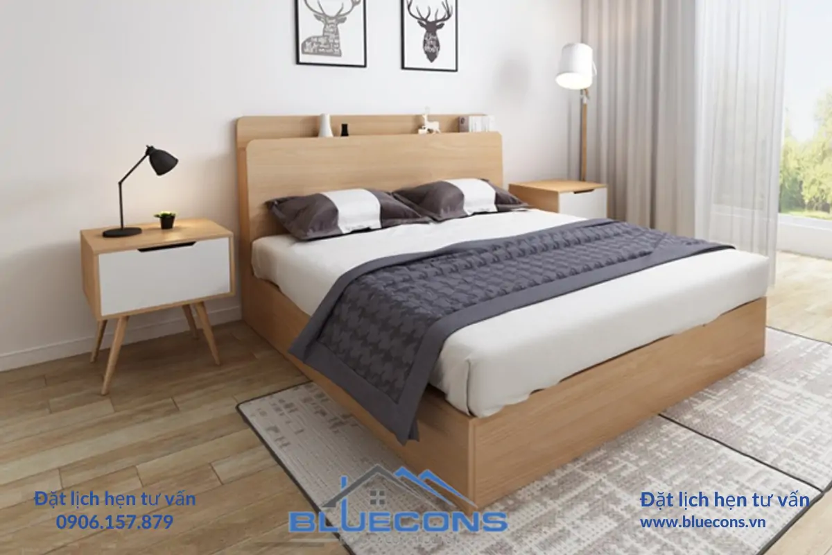 Thiết Kế Nội Thất Giường Ngủ Tại BLUECONS-Sự Hòa Quyện Giữa Thiết Kế Và Phong Cách