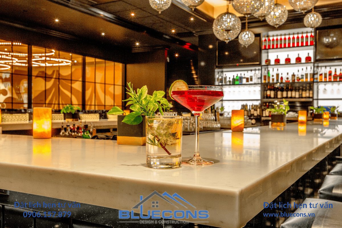 Kiến tạo nên những thiết kế nội thất mới lạ số 1 cho quầy bar của bạn ngay tại Bluecons.