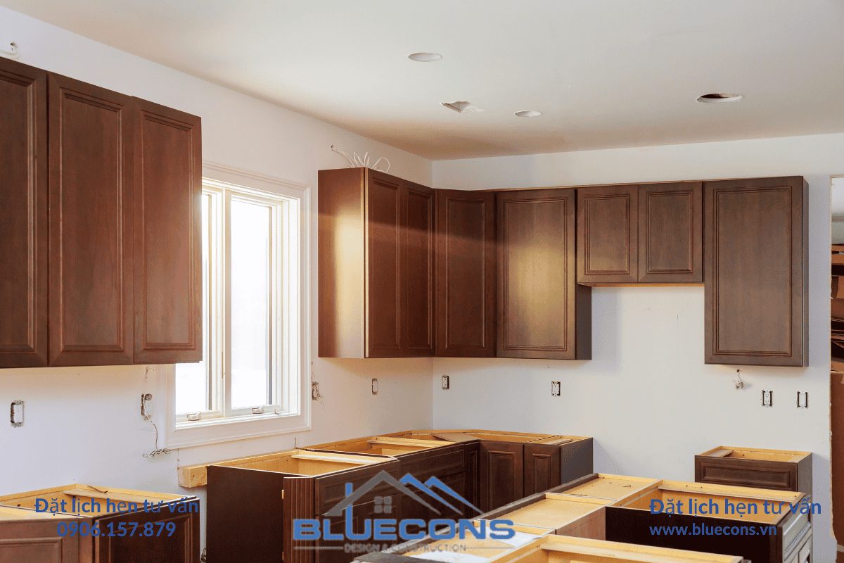 Thiết Kế Nội Thất Tủ Bếp Gia Đình Tại Bluecons: Tạo Ấn Tượng Cho Sự Quý Phái Của Bạn