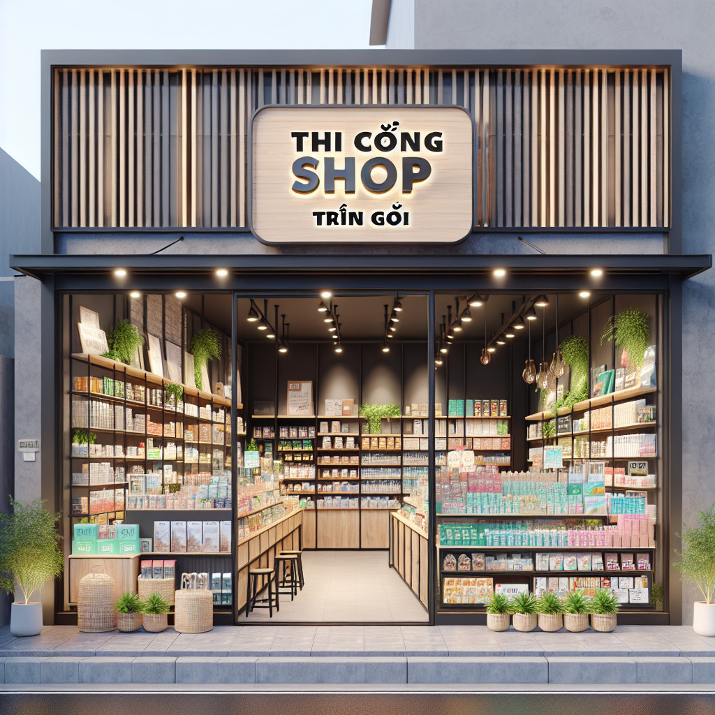 Thi Công Shop Trọn Gói