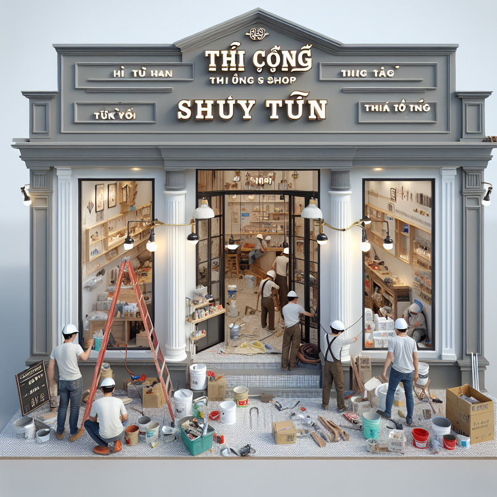 Thi Công Shop Uy Tín