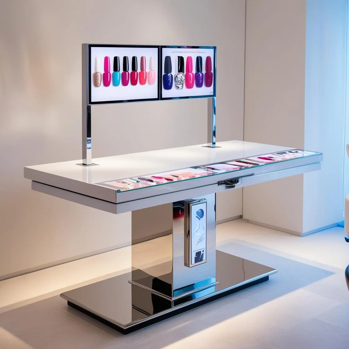 Bàn Nail Hiện Đại Tích Hợp Công Nghệ 10 Bàn Nail Hiện Đại Tích Hợp Công Nghệ