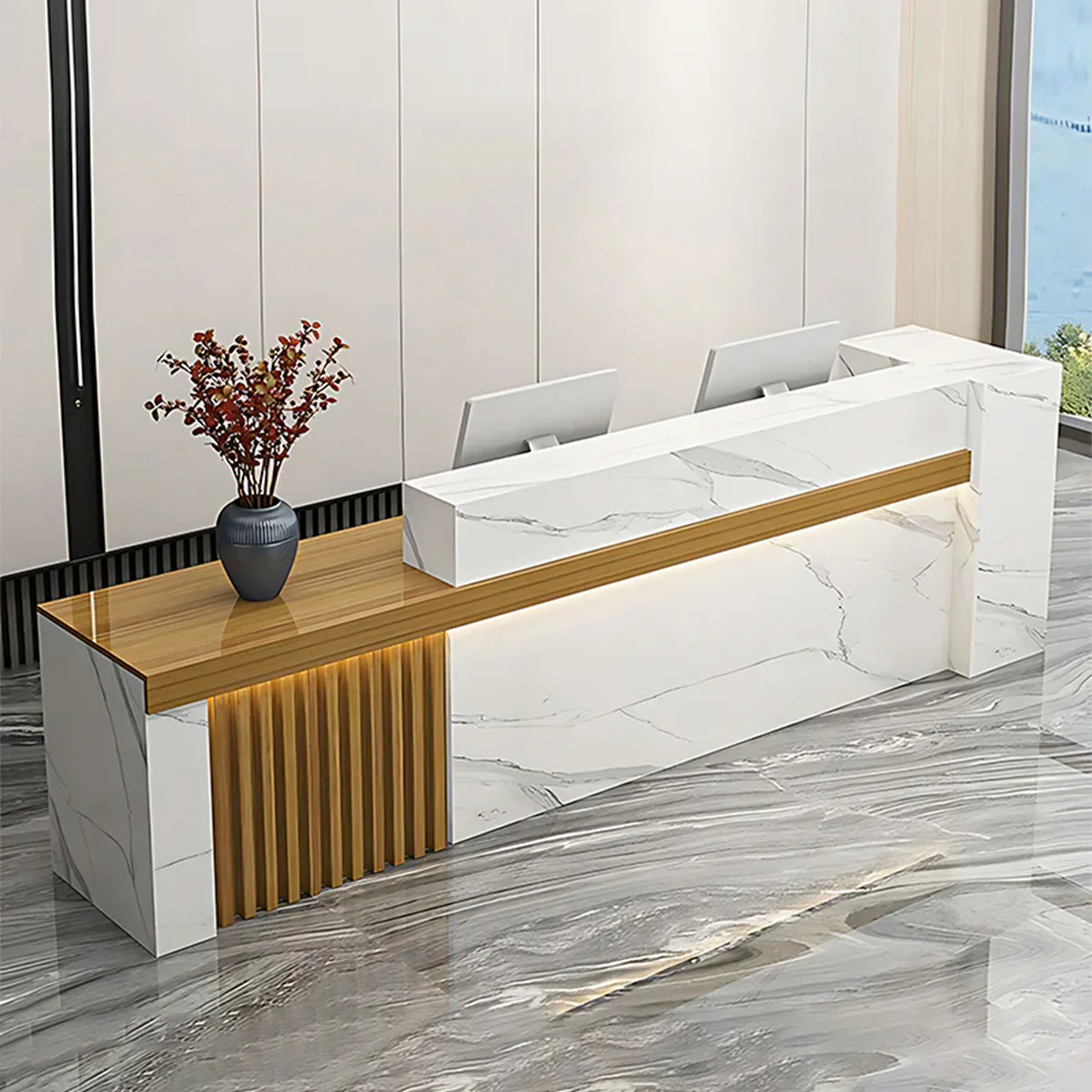Bàn Thu Ngân Thiết Kế Độc Đáo QTN044 2