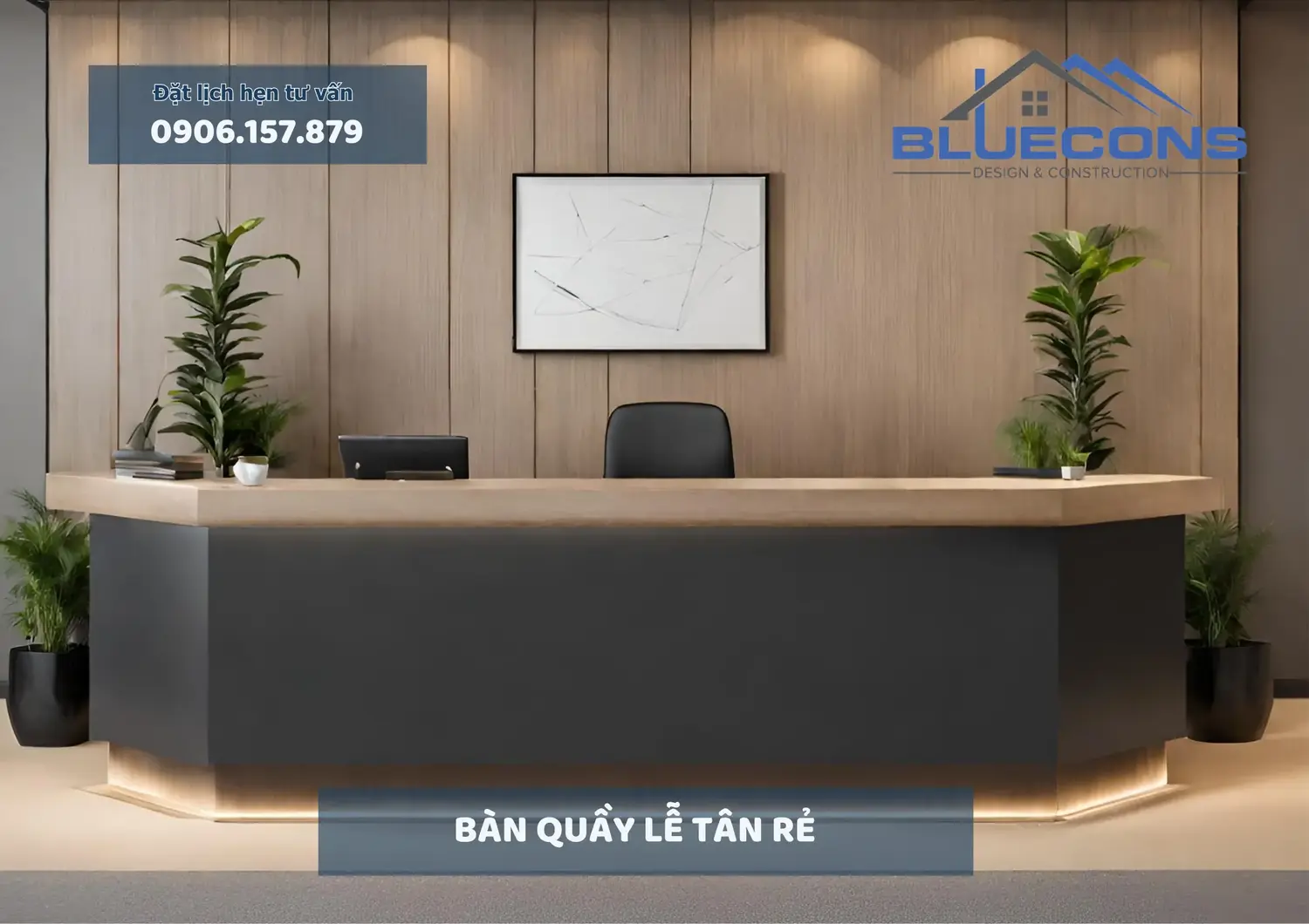 Bàn quầy lễ tân rẻ đẹp, thiết kế bàn quầy lễ tân cao cấp nhất 2024 11 Bàn quầy lễ tân rẻ đẹp, thiết kế bàn quầy lễ tân cao cấp nhất 2024