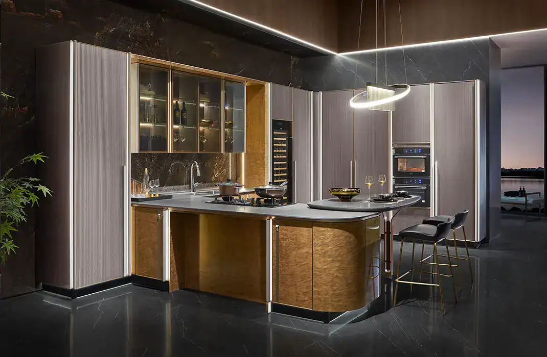 Bếp có quầy bar sang trọng 2 Bếp có quầy bar sang trọng 2