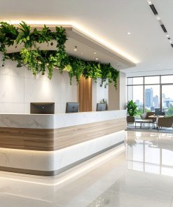 Bluecons quầy lễ tân (2)