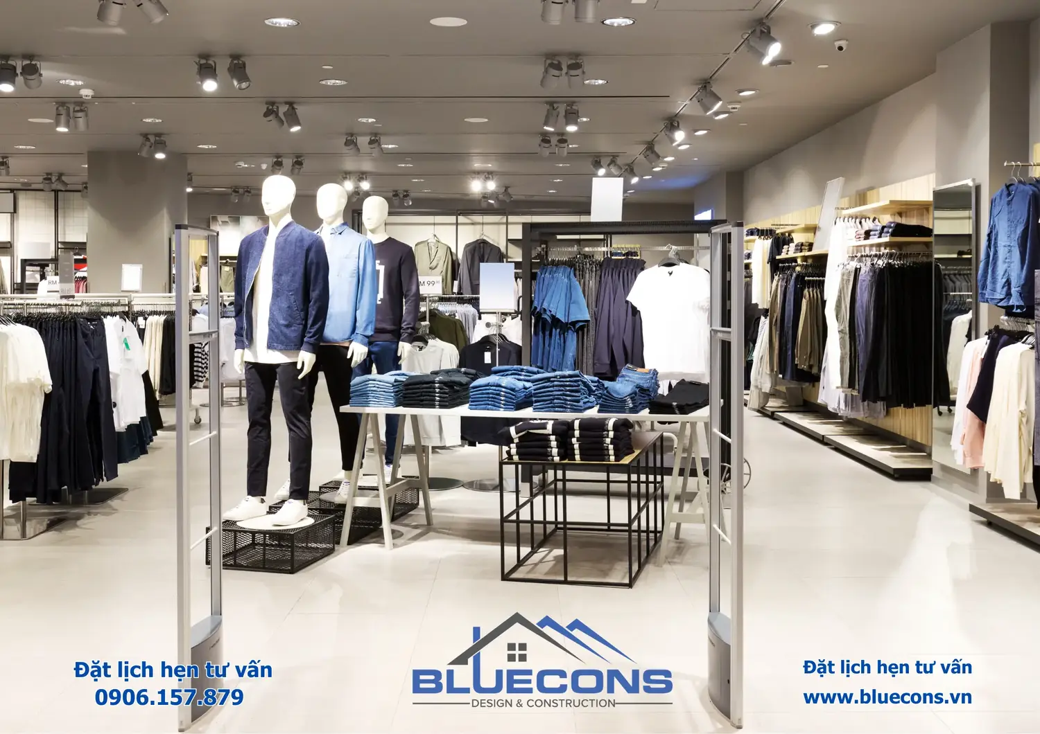 Bluecons Nhận Thi Công Shop Quần Áo Uy Tín Tại HCM 5 Design shop quần áo, khám phá những phong cách shop thời trang thịnh hành 2024