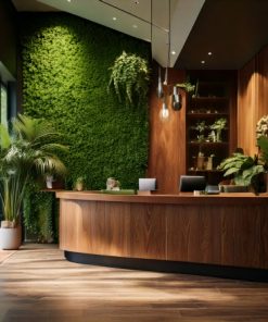 Đóng quầy lễ tân theo yêu cầu (1)