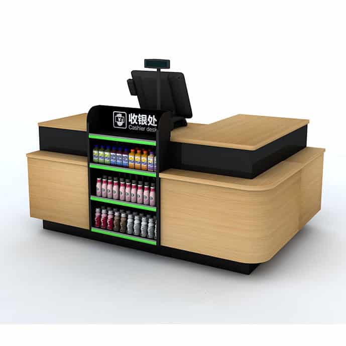 Đóng quầy thu ngân gỗ MDF chống ẩm 3 Đóng quầy thu ngân gỗ MDF chống ẩm 3