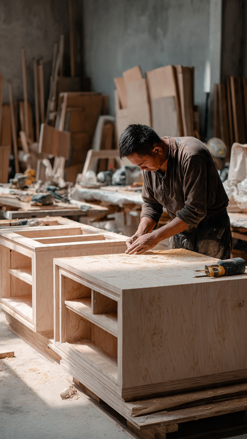 Đóng tủ bếp plywood tphcm (5) Đóng tủ bếp plywood tphcm (5)