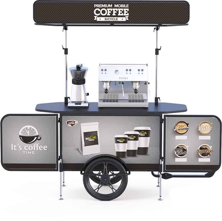 Giá xe cafe lưu động 4 Giá xe cafe lưu động 4