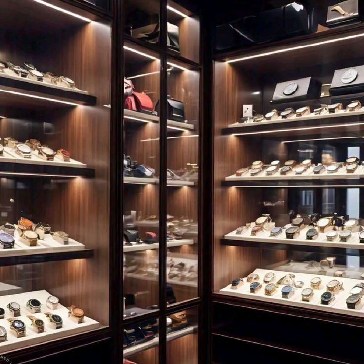 Kệ trưng bày đồng hồ (4) Kệ trưng bày đồng hồ (4)