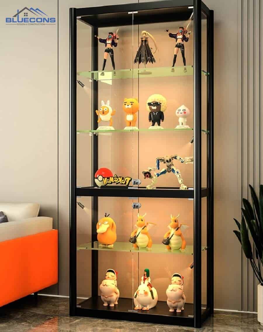 Kệ Trưng Bày Mô Hình Giá Rẻ, Đẹp, Đa Dạng Tại BLUECONS 3 Kệ trưng bày mô hình được sản xuất với kích thước, kiểu dáng đa dạng