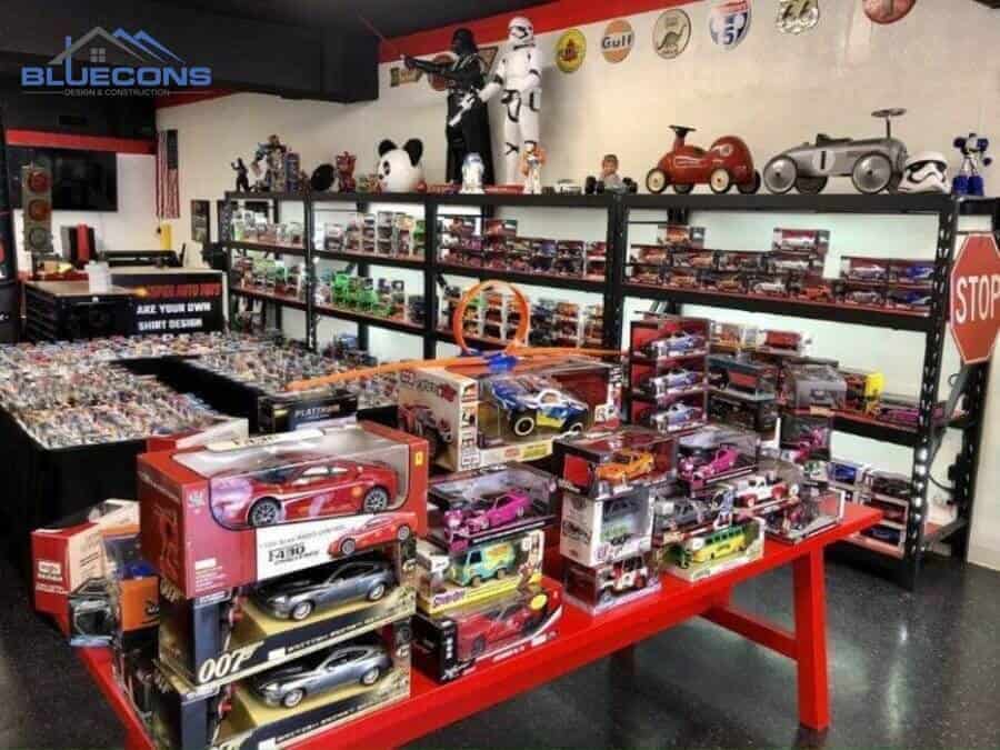 Kệ Trưng Bày Mô Hình Giá Rẻ, Đẹp, Đa Dạng Tại BLUECONS 6 Kệ trưng bày mô hình gỗ khung sắt