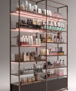 Kệ trưng bày mỹ phẩm đẹp (1)