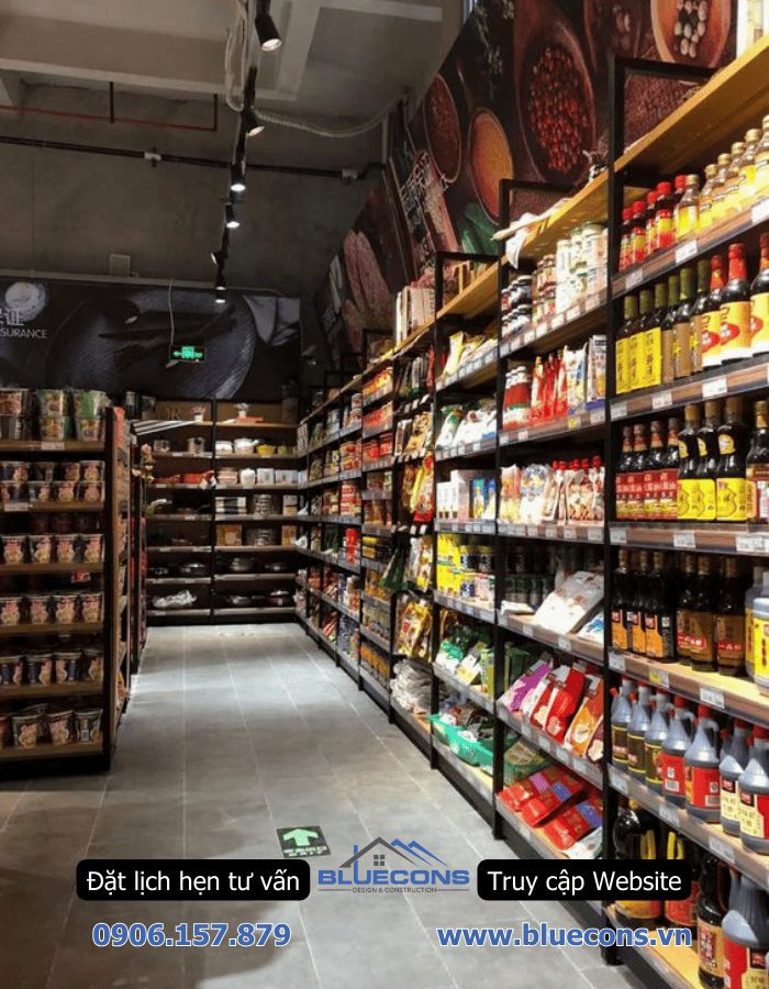 Thi công shop bánh kẹo thiết kế miễn phí