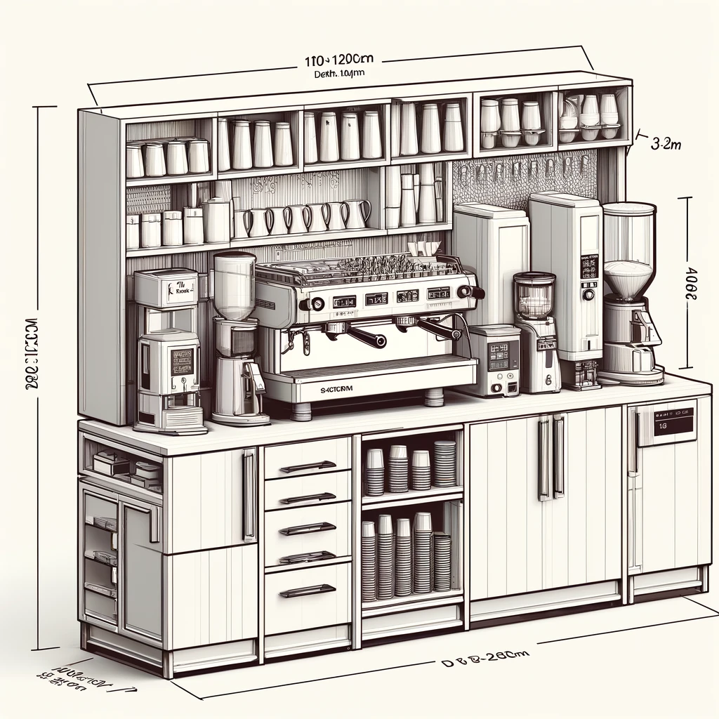 Kích Thước Chuẩn Quầy Pha Chế (4)
