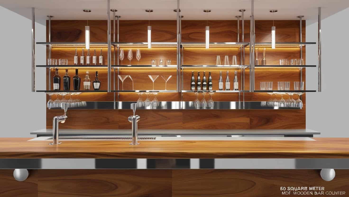 Kích thước quầy bar gỗ mdf có kệ treo 50m2 (1) Kích thước quầy bar gỗ mdf có kệ treo 50m2 (1)