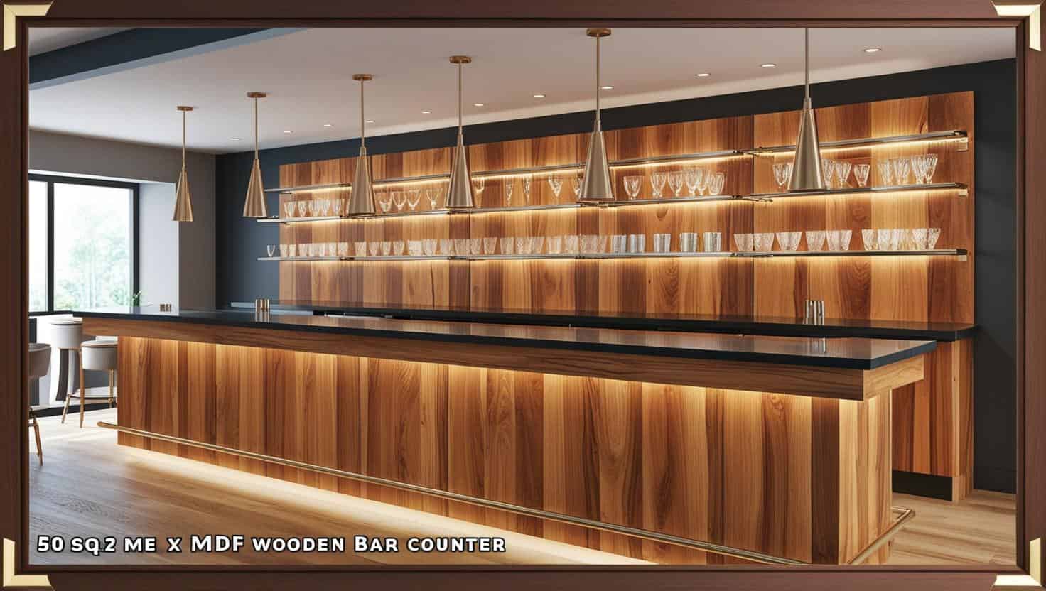 Kích thước quầy bar gỗ mdf có kệ treo 50m2 (2) Kích thước quầy bar gỗ mdf có kệ treo 50m2 (2)