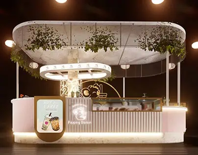 Kiot bán trà sữa 5 Kiot bán trà sữa 5