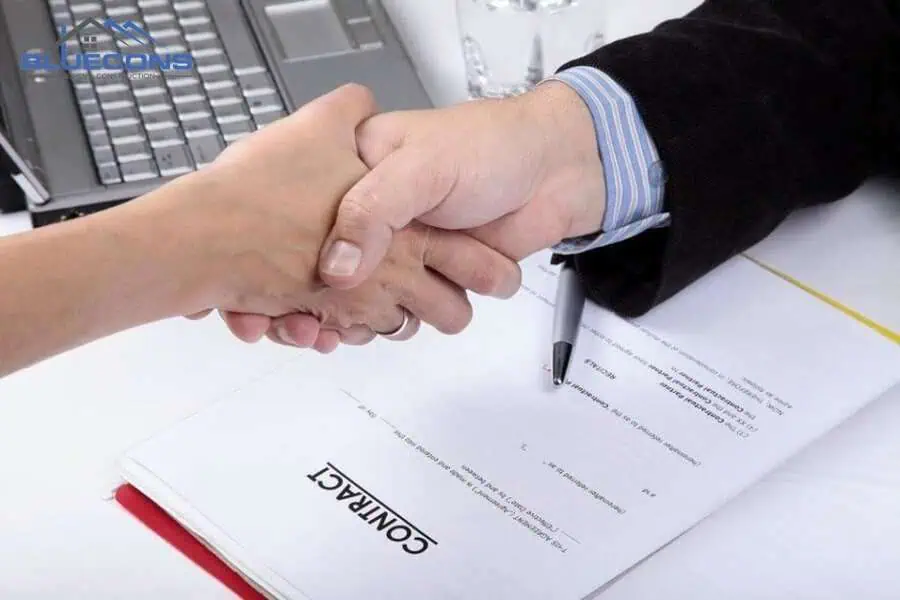 Quy trình tư vấn thiết kế nội thất với 9 bước chuyên nghiệp 10 Ký hợp đồng thi công nội thất